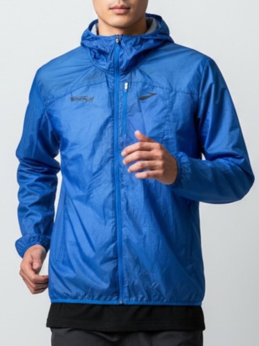 Brooks Ultra Lightweight Windbreaker Bloomsday Packable Running Jacket M